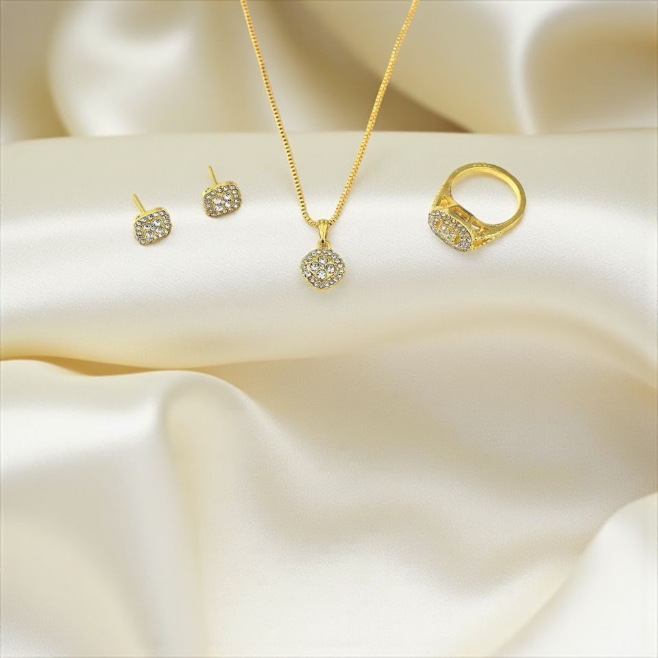 necklace set with Ring/earring