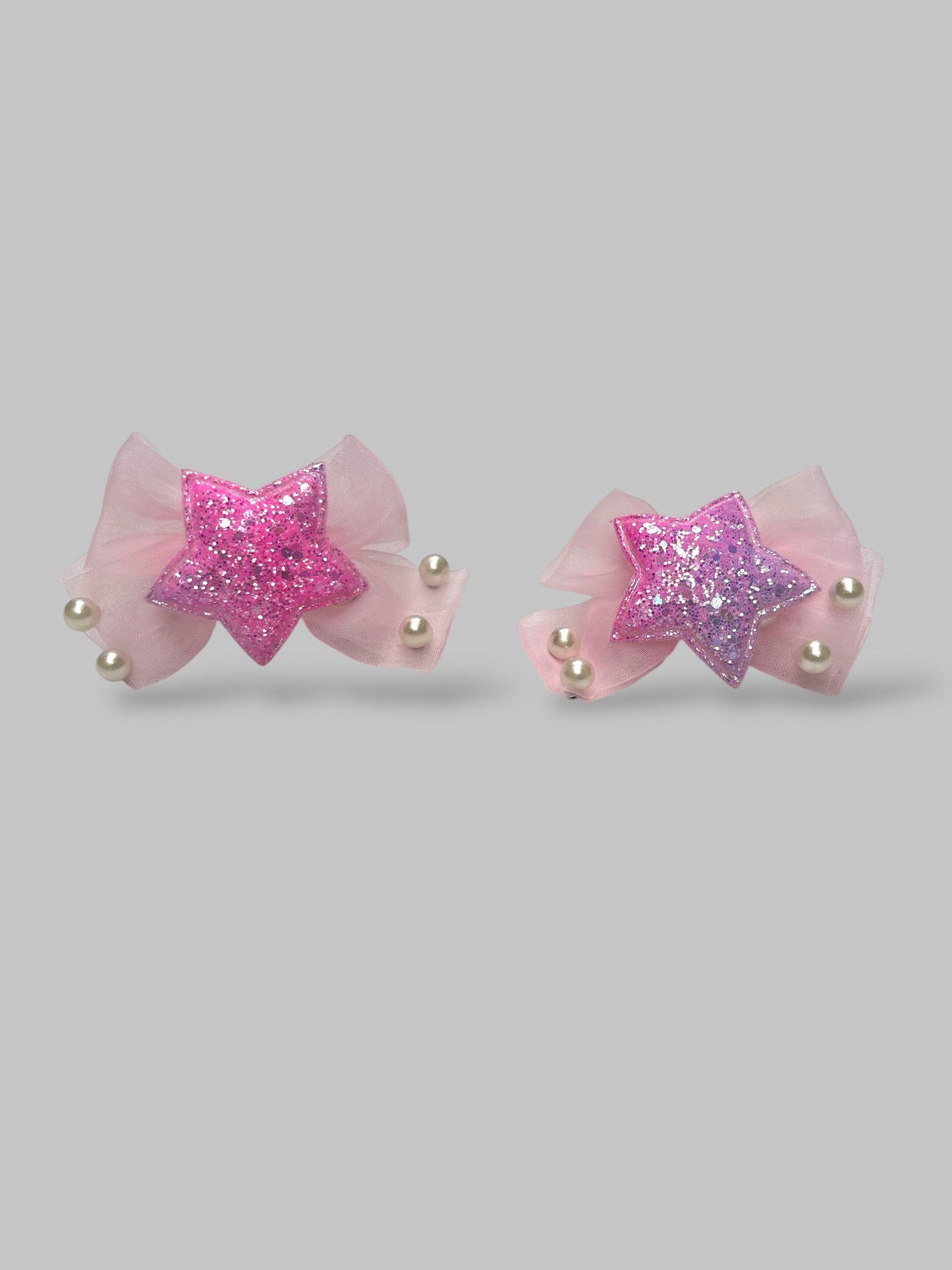 Bow pearls ponie pair