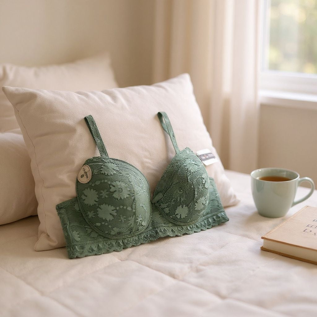 Full coverage Lightly padded with side shaping panels wire-free bra