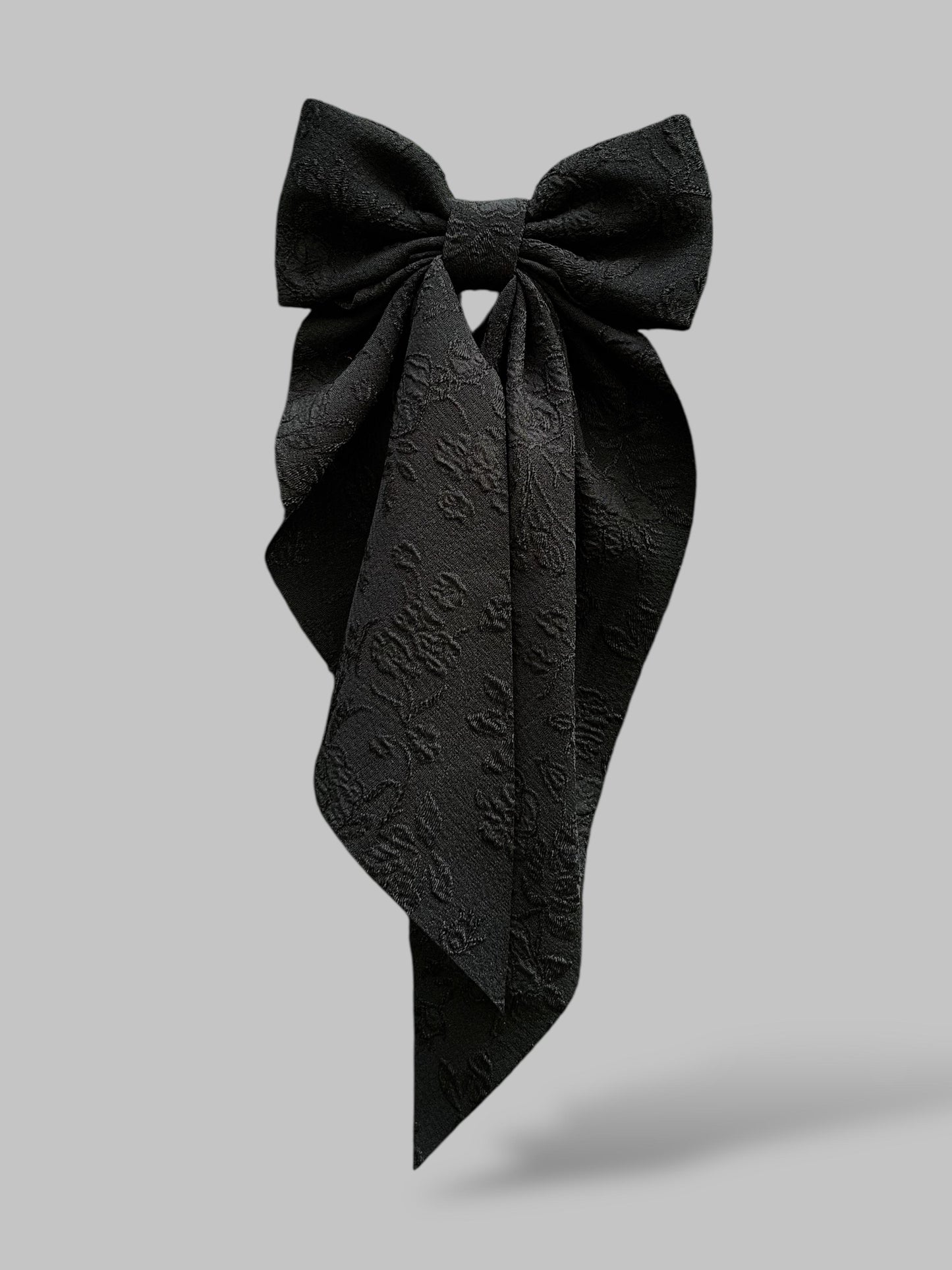 Embroidery hair bows