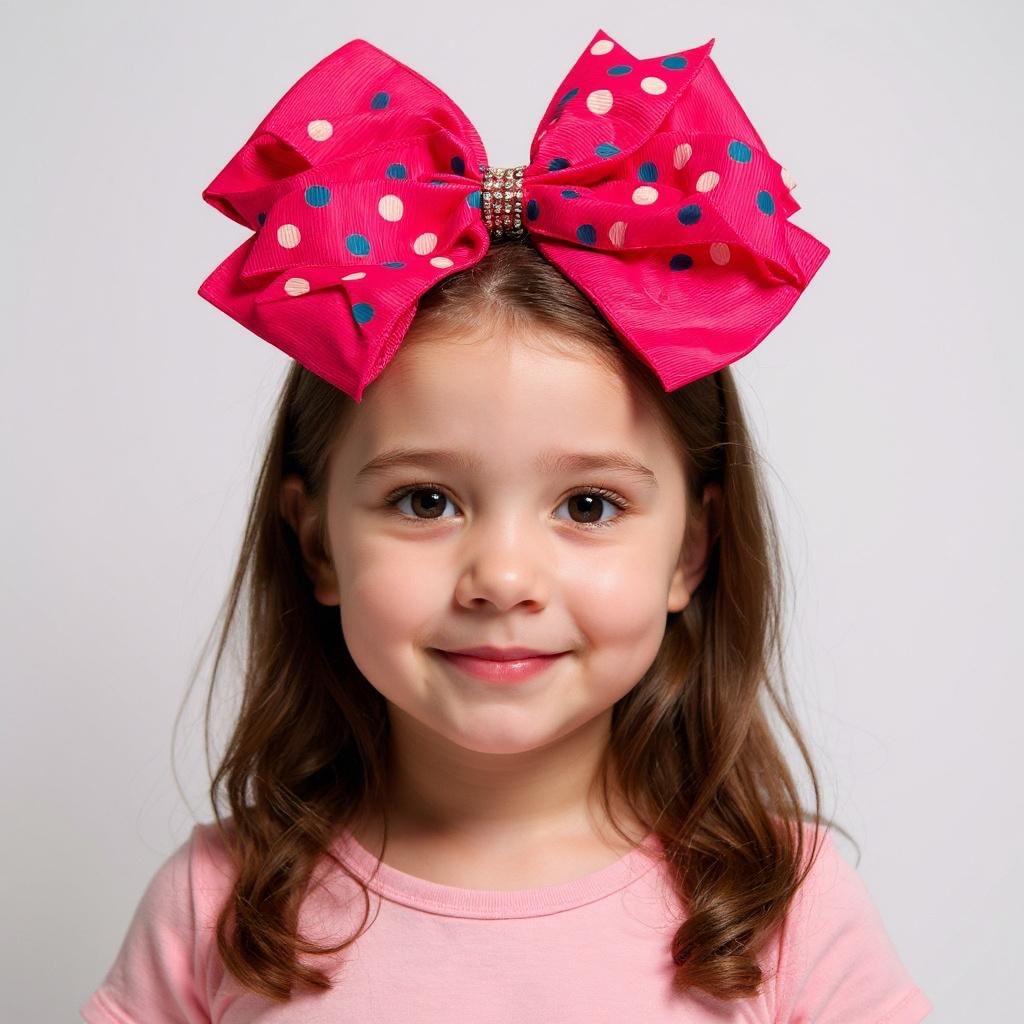 Girls Polka dot bows