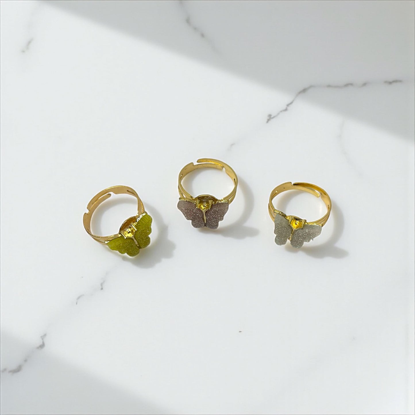 Girls rings set of 3