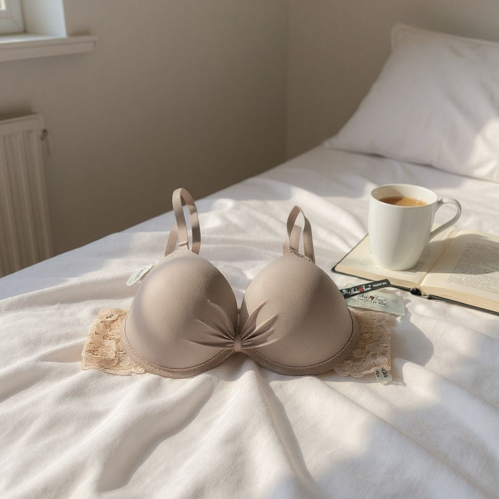 Full coverage Lightly padded with side shaping panels wire-free bra