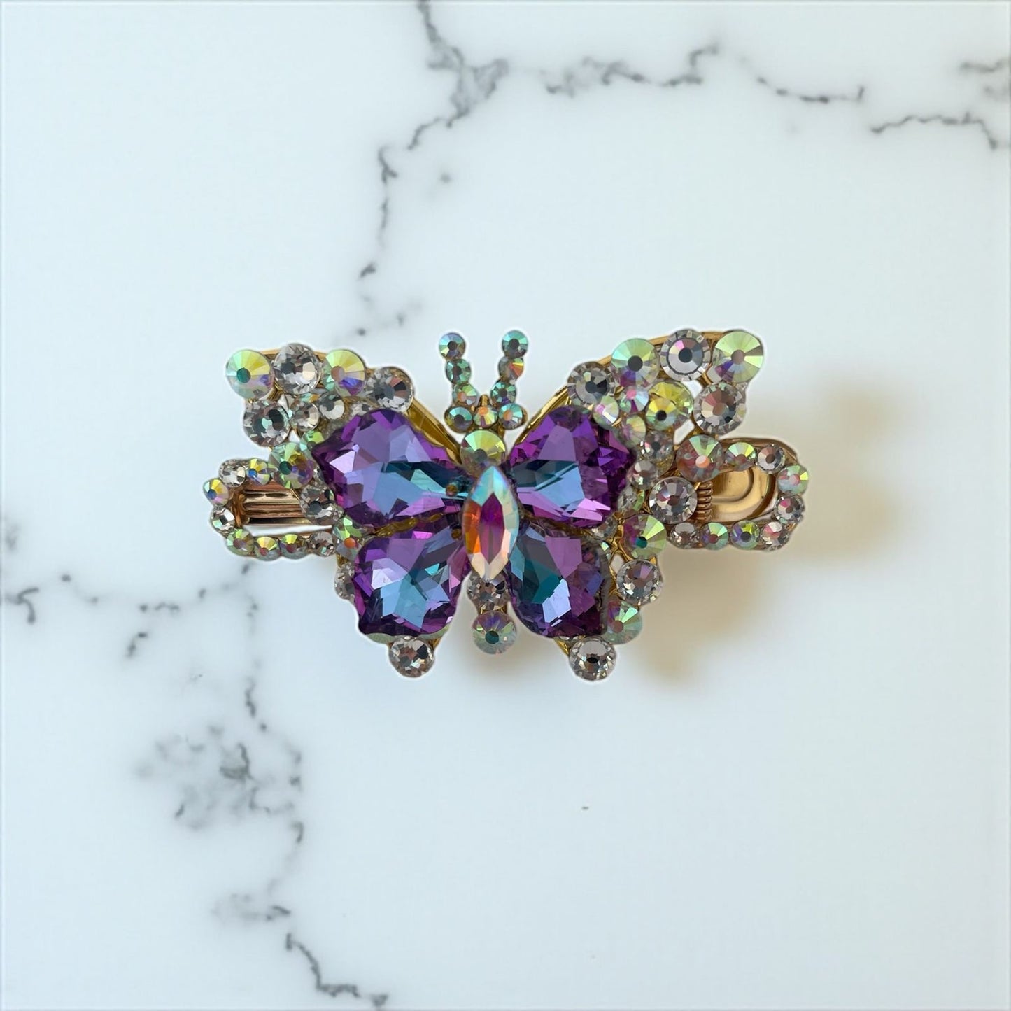 butterfly stone clip