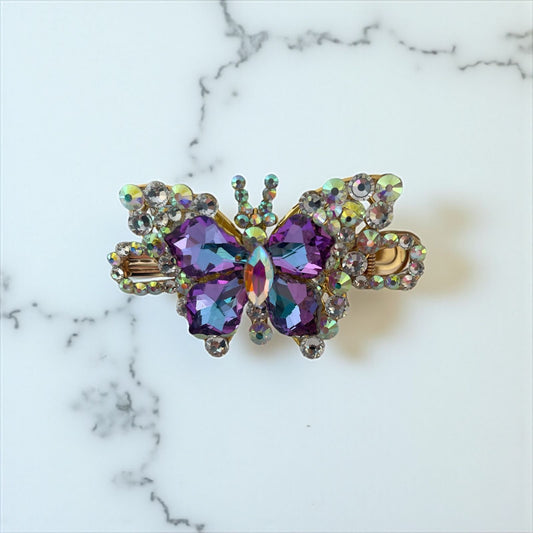 butterfly stone clip