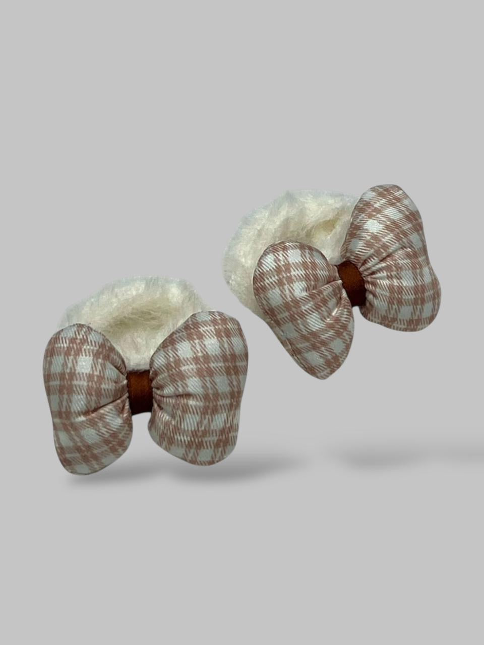 Girls Bow ponies pair of 2