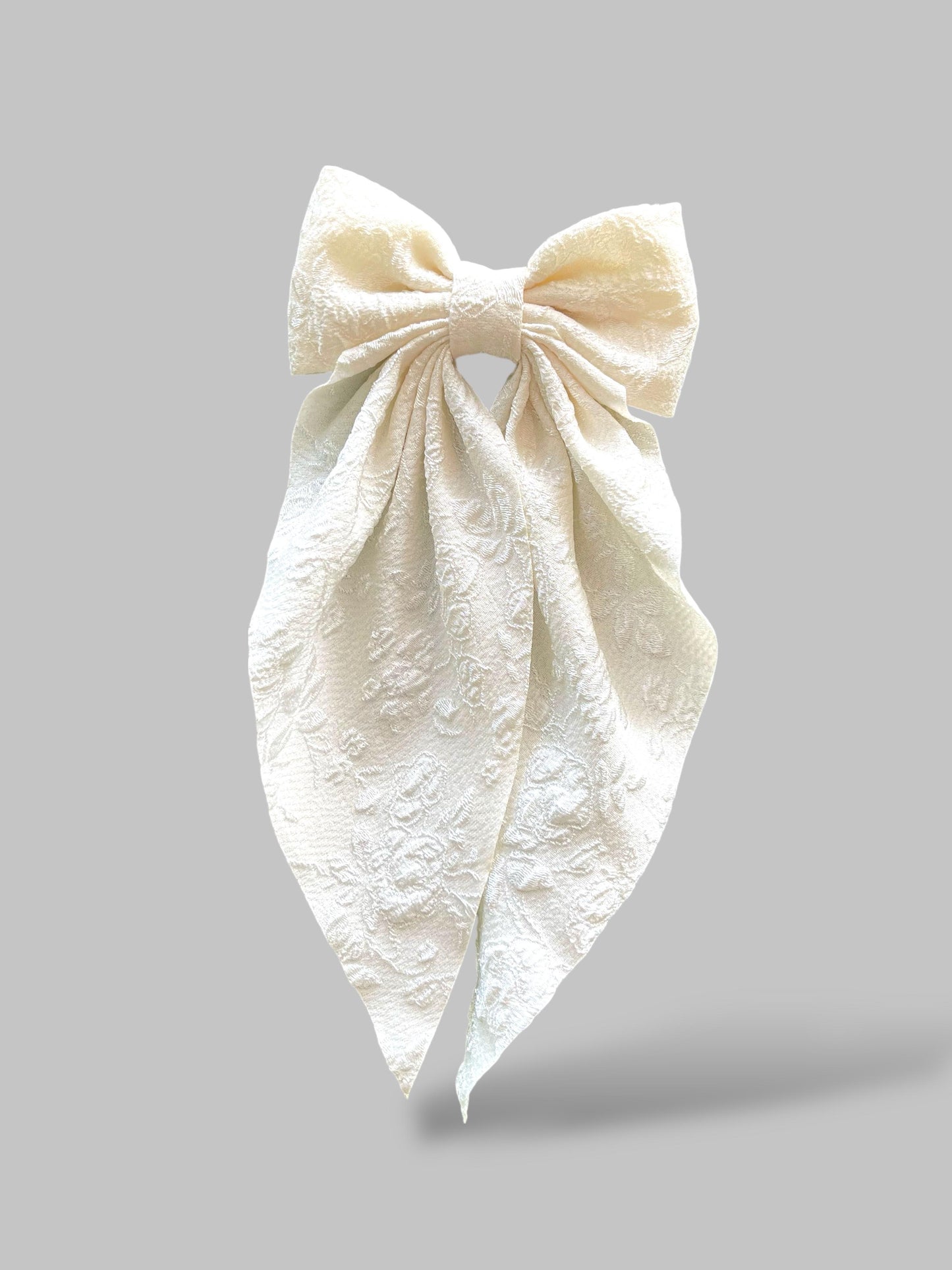 Embroidery hair bows