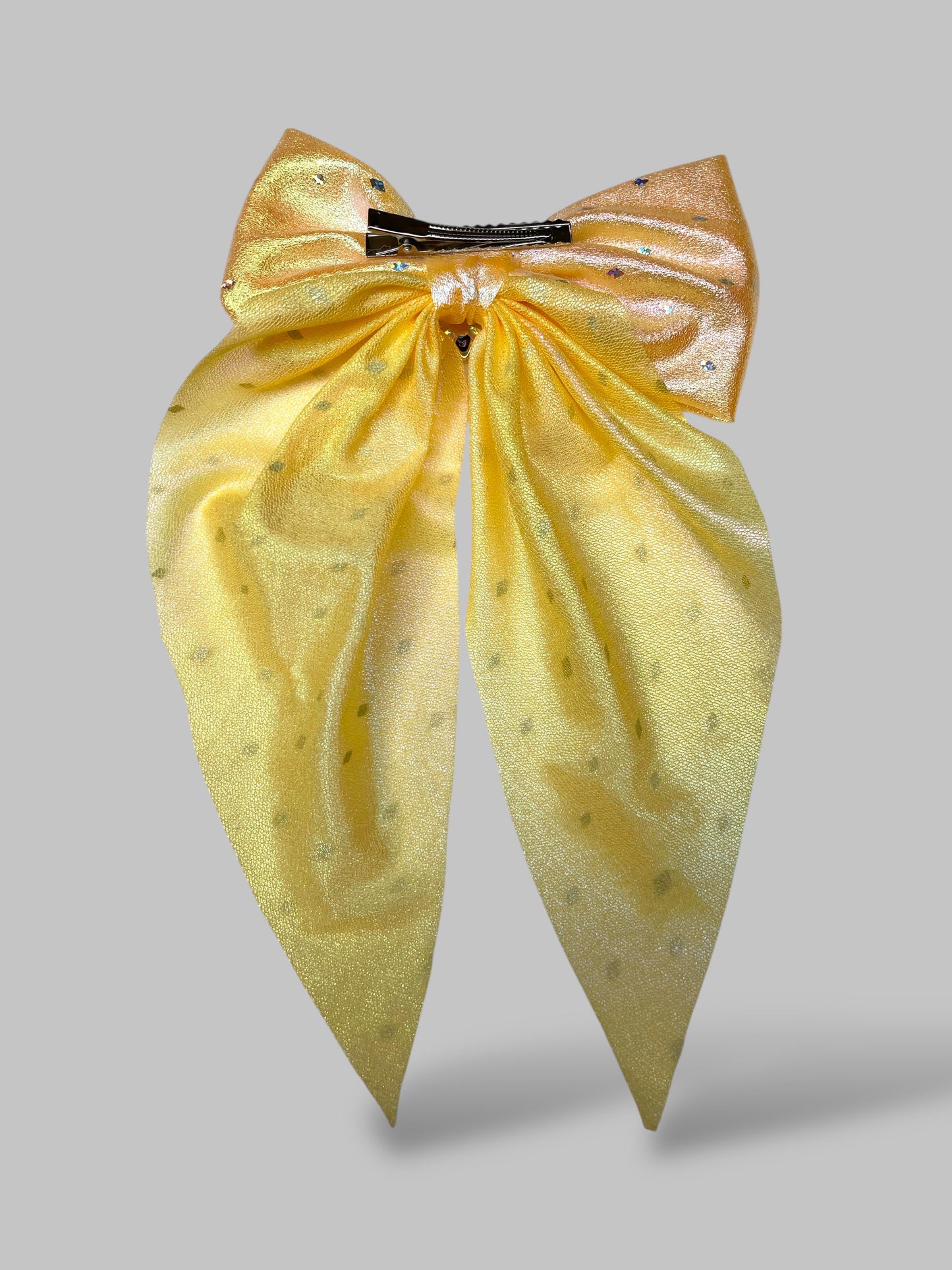 Holographic shimmery bow