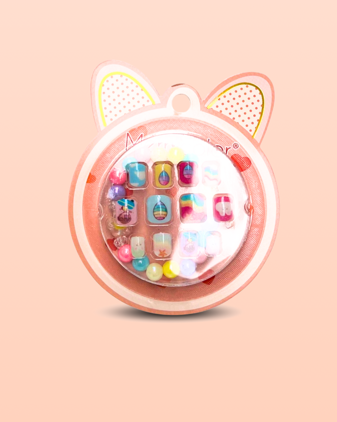 Girls 3d nails with bracelet