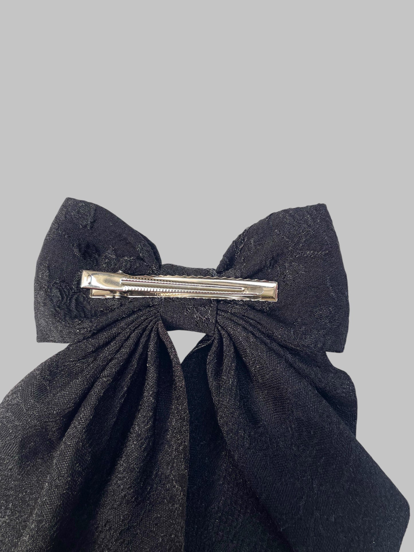 Embroidery hair bows