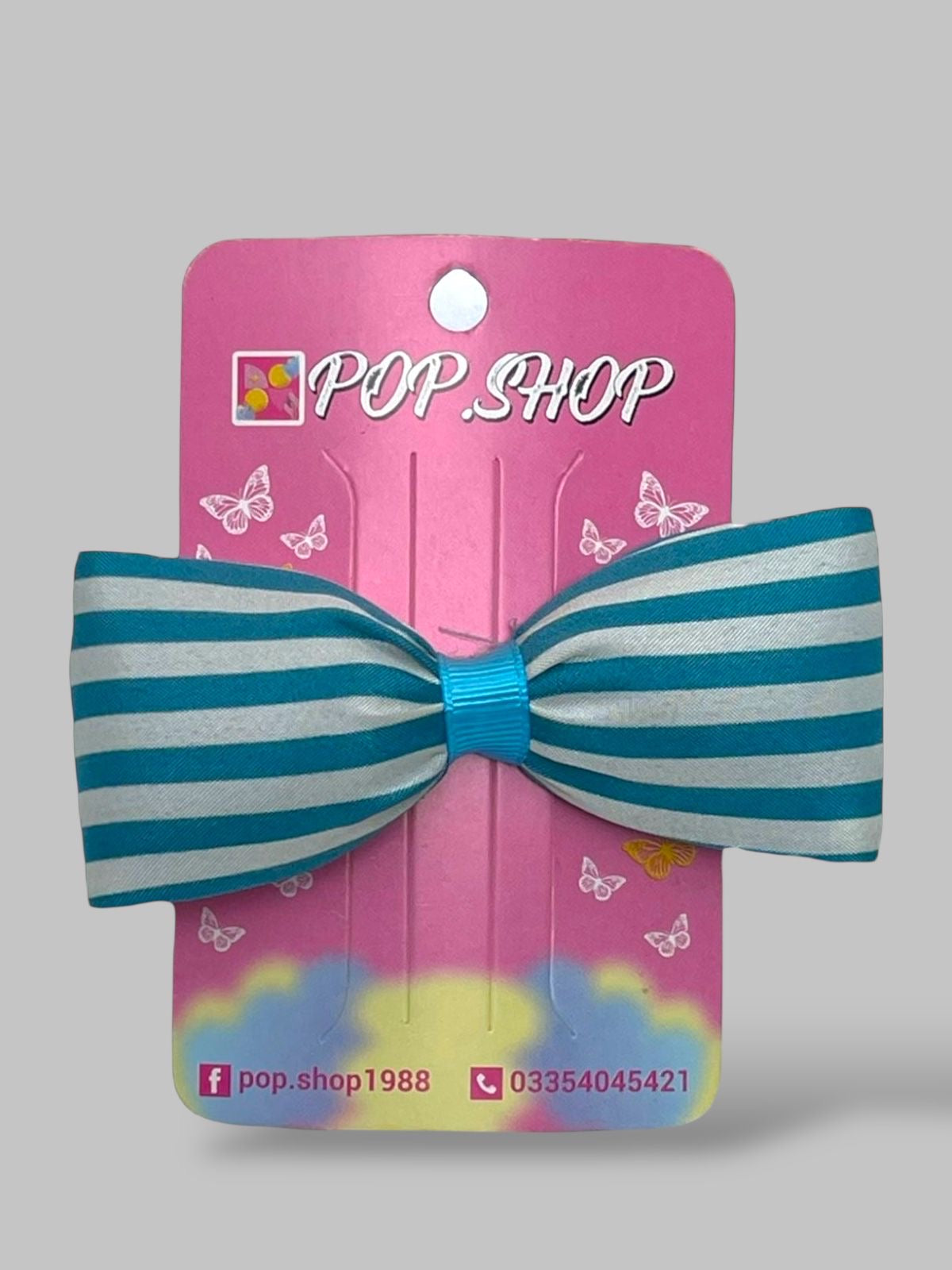 Stylish bow pin