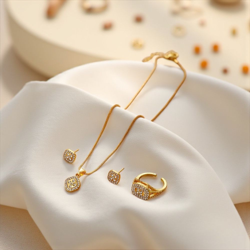 necklace set with Ring/earring