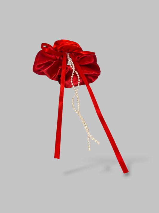 pearls scrunchies