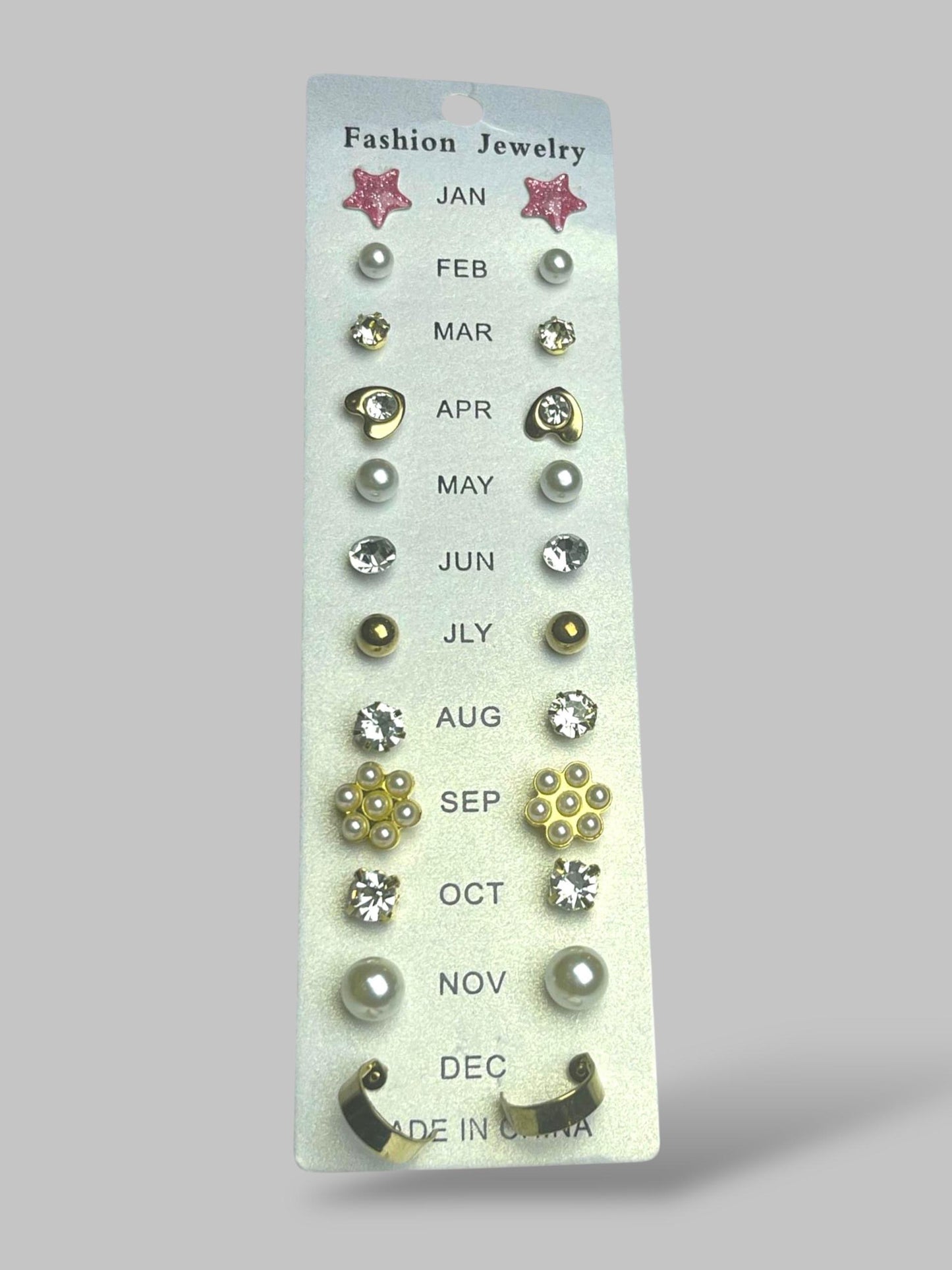 Girls earrings full card