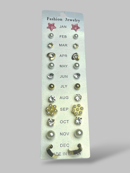 Girls earrings full card