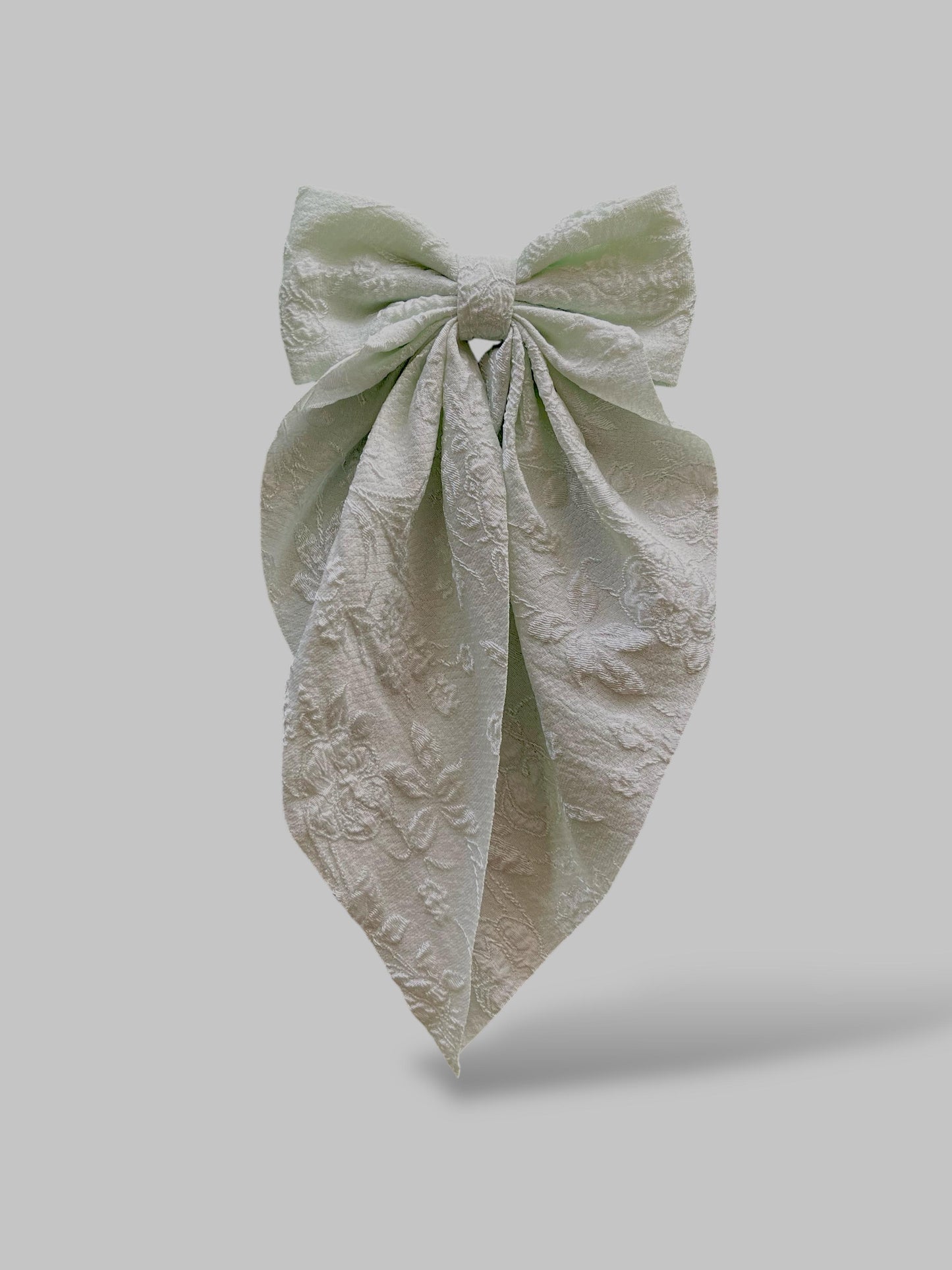 Embroidery hair bows