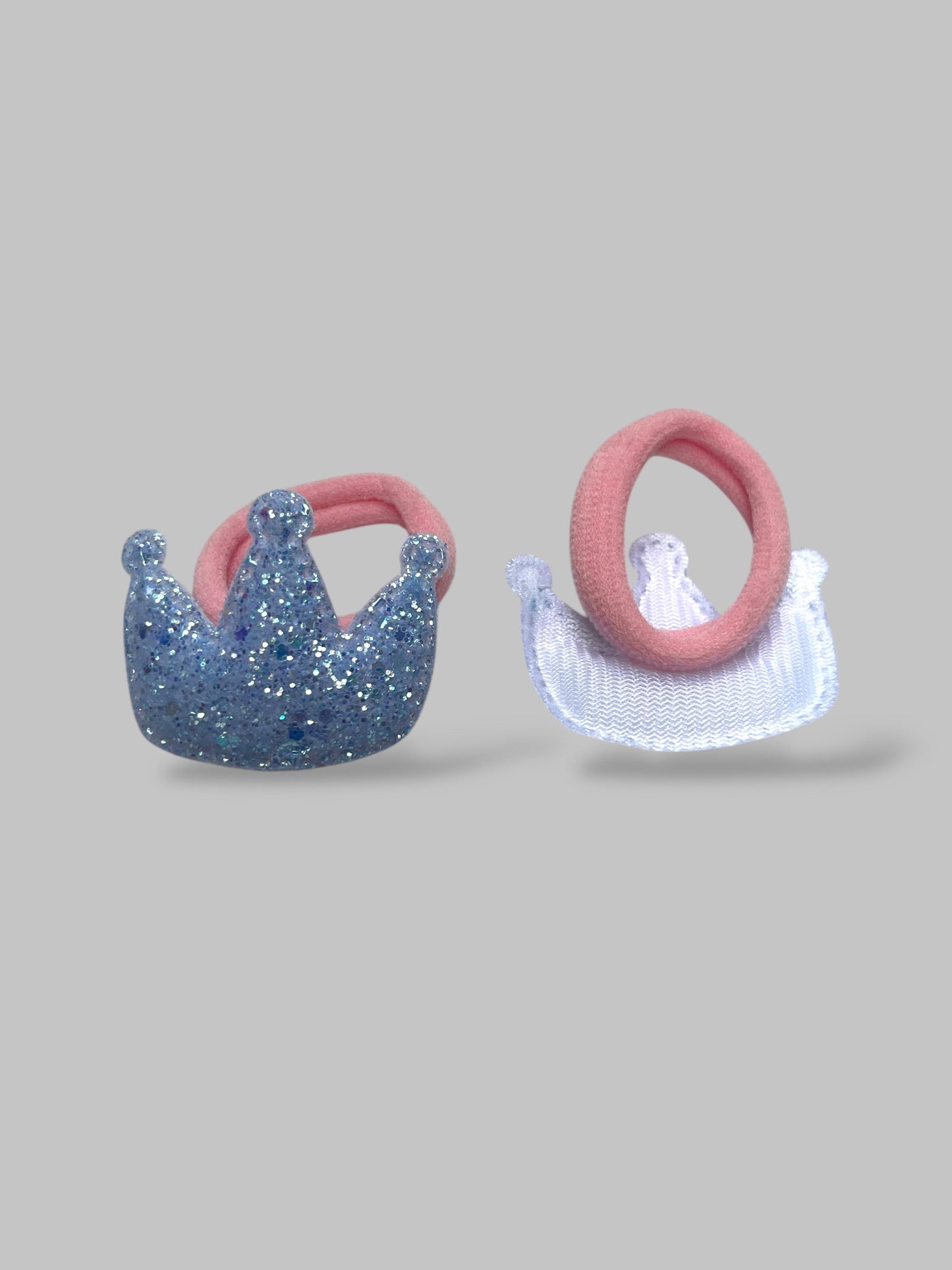 crown & heart ponies pair