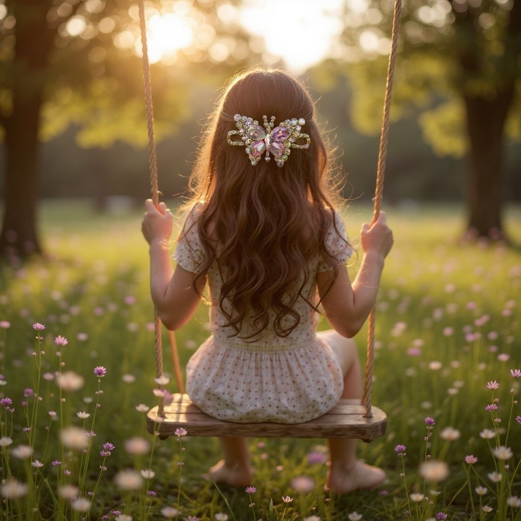 butterfly stone clip