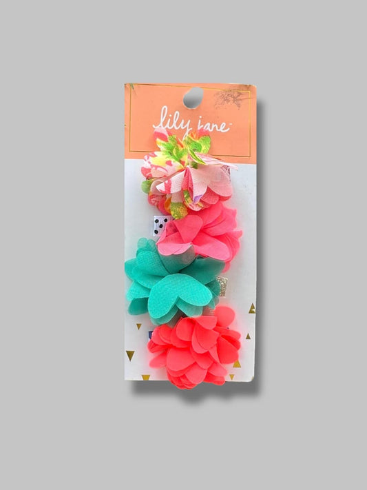 multi flower pin card