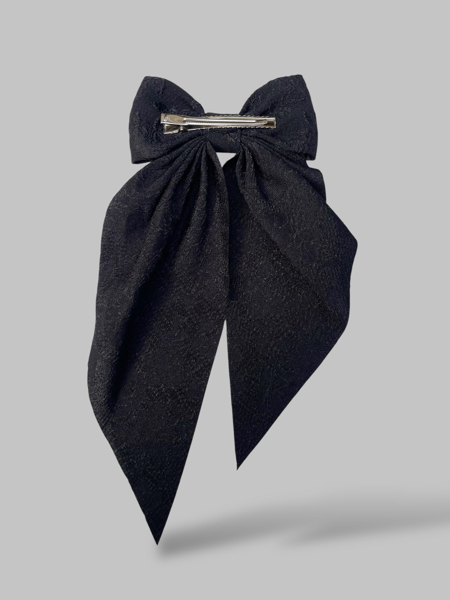 Embroidery hair bows