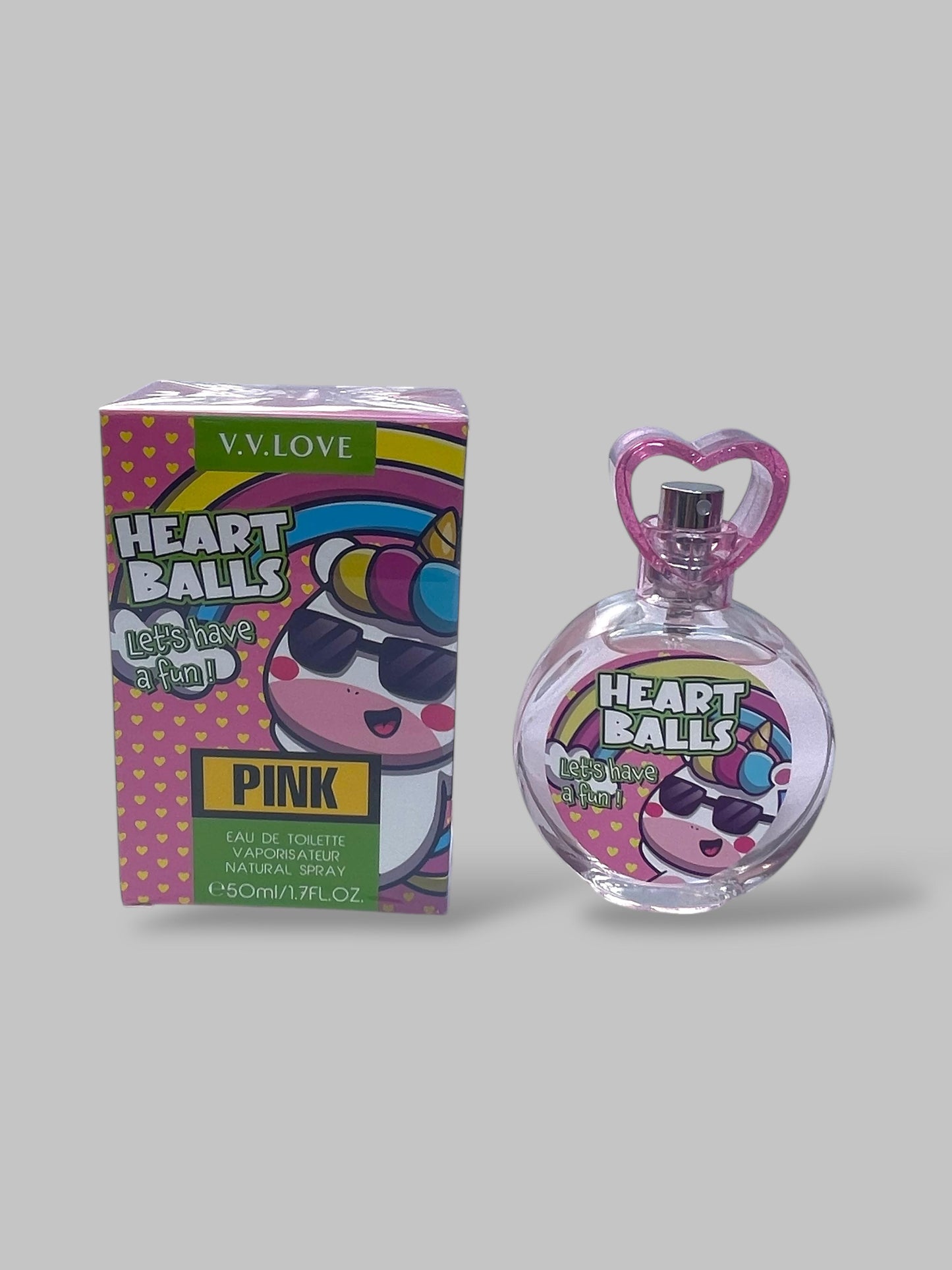 Heart balls perfume