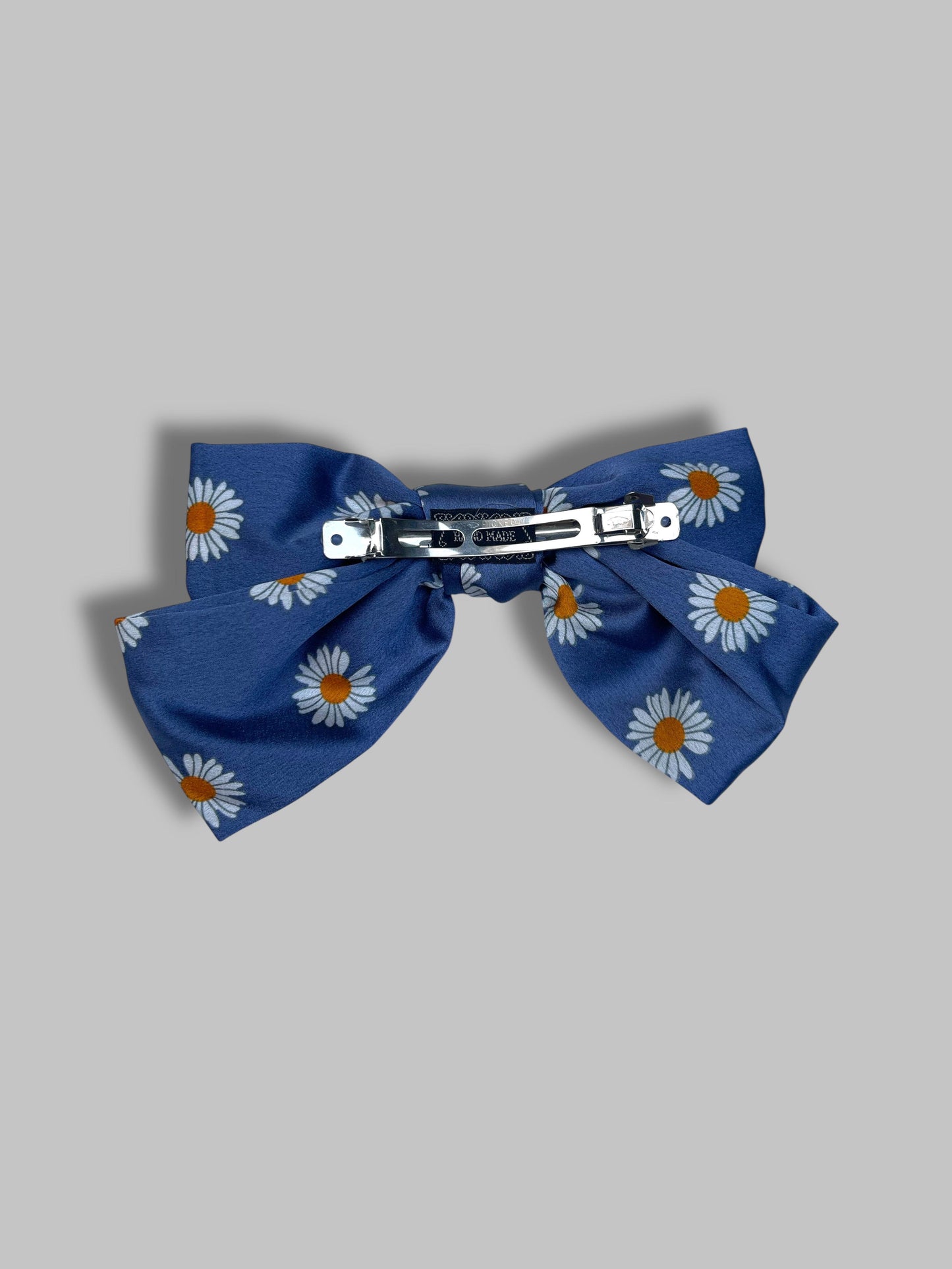 Flower silky bow with stones