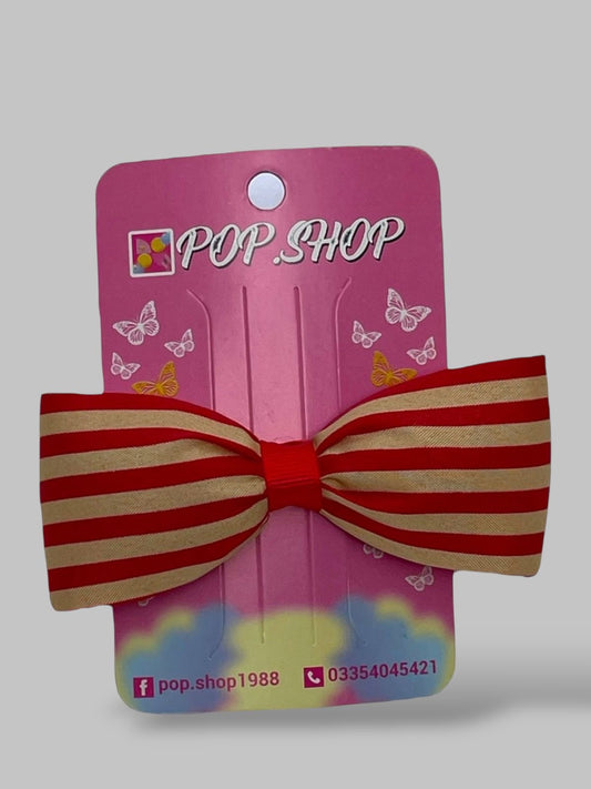 Stylish bow pin