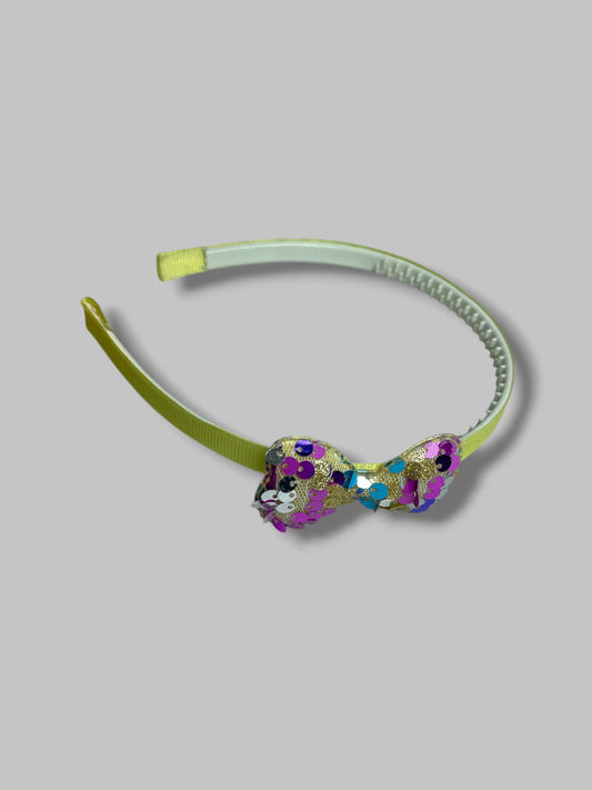 sequins bow hairband