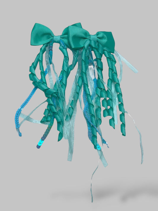 Girls Bow spiral pin