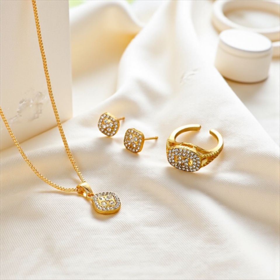 necklace set with Ring/earring