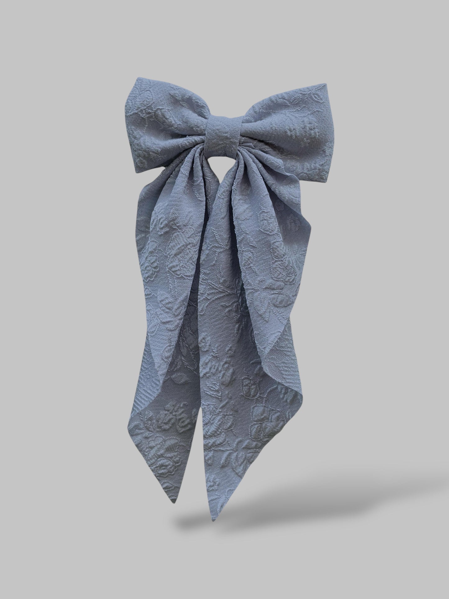 Embroidery hair bows