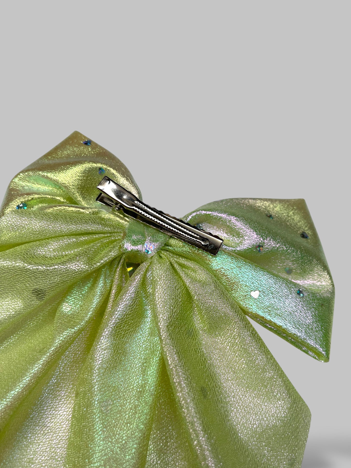 Holographic shimmery bow