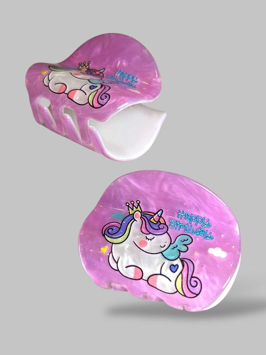 Unicorn hair catchers pair