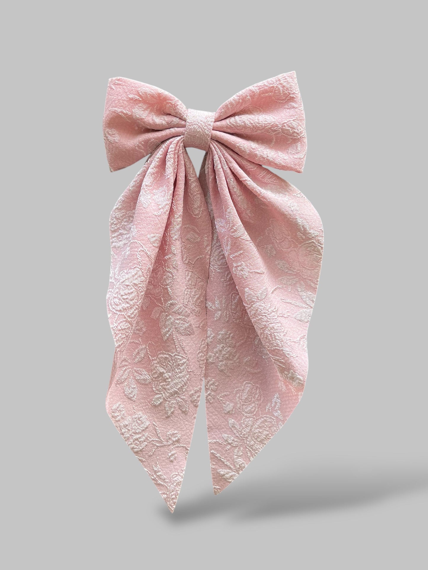 Embroidery hair bows