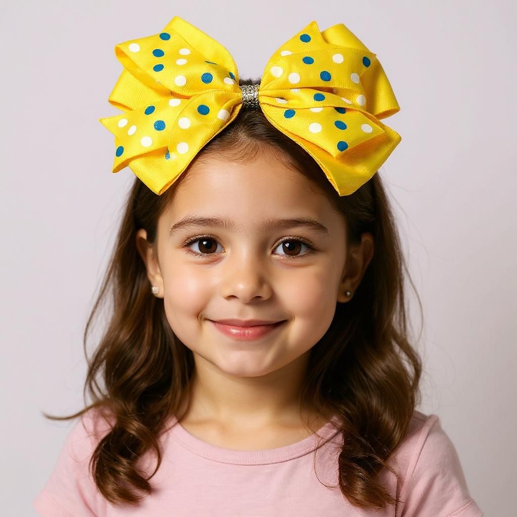Girls Polka dot bows