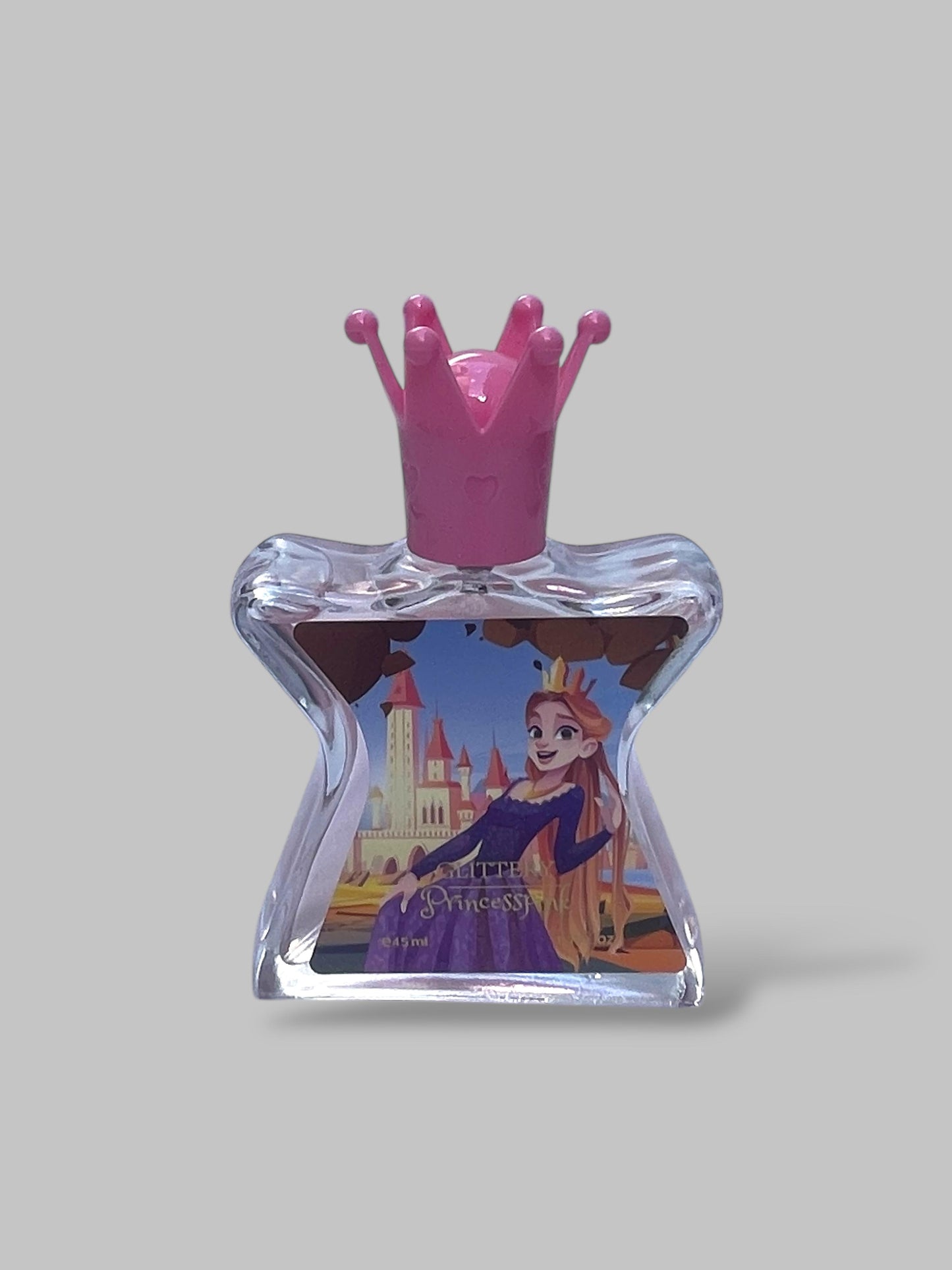 Glittery princess pink perfume