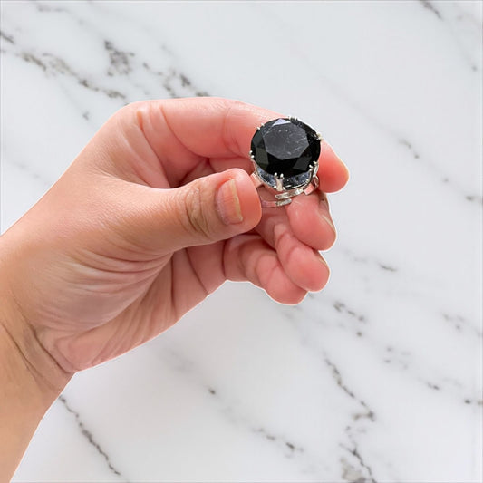 Black stone Ring