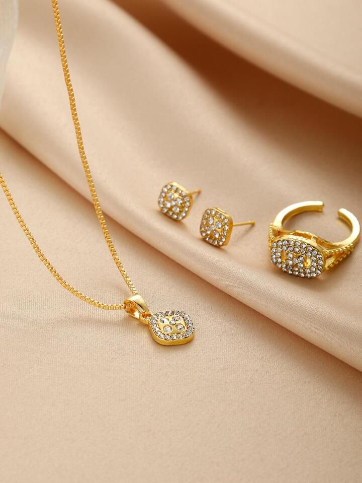 necklace set with Ring/earring