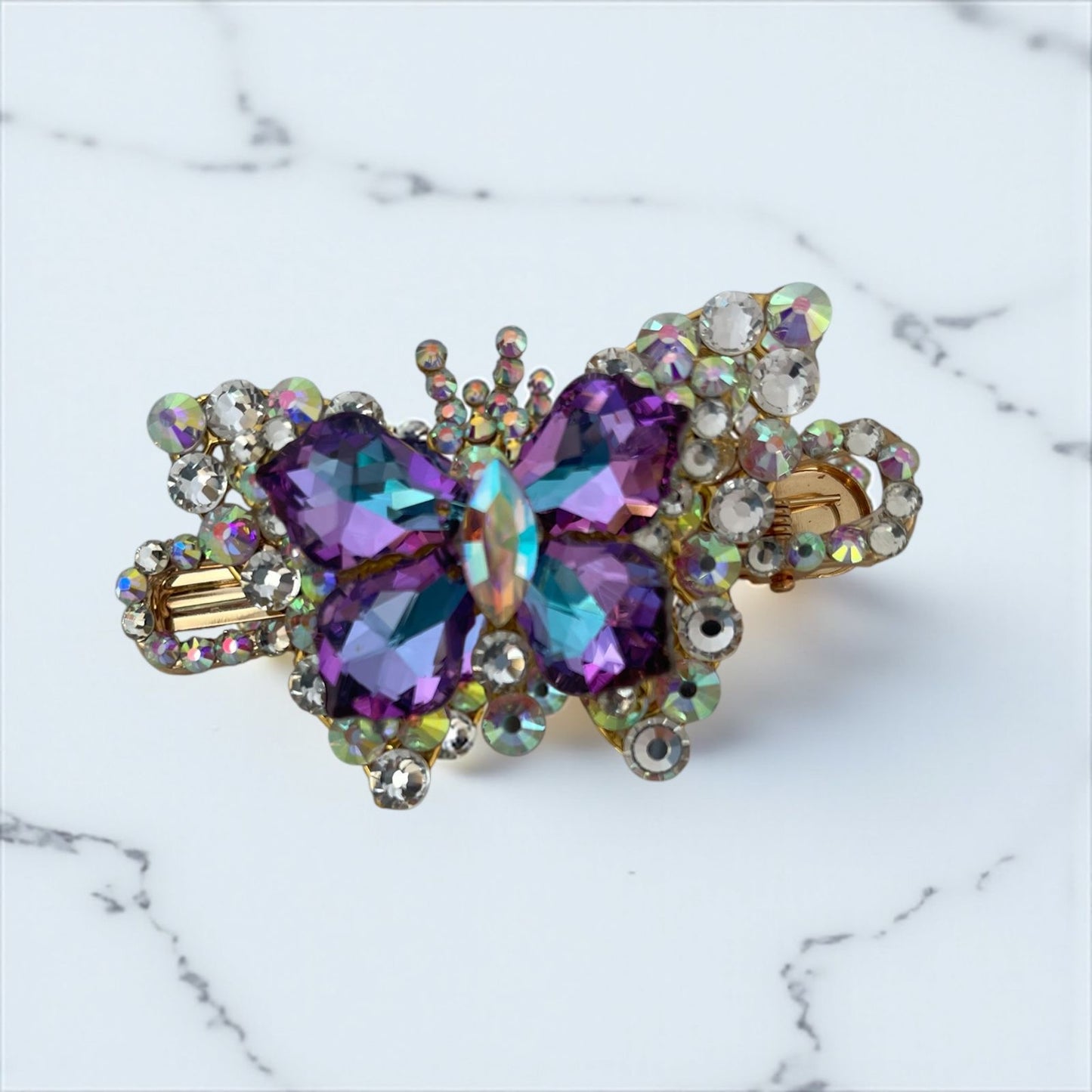 butterfly stone clip