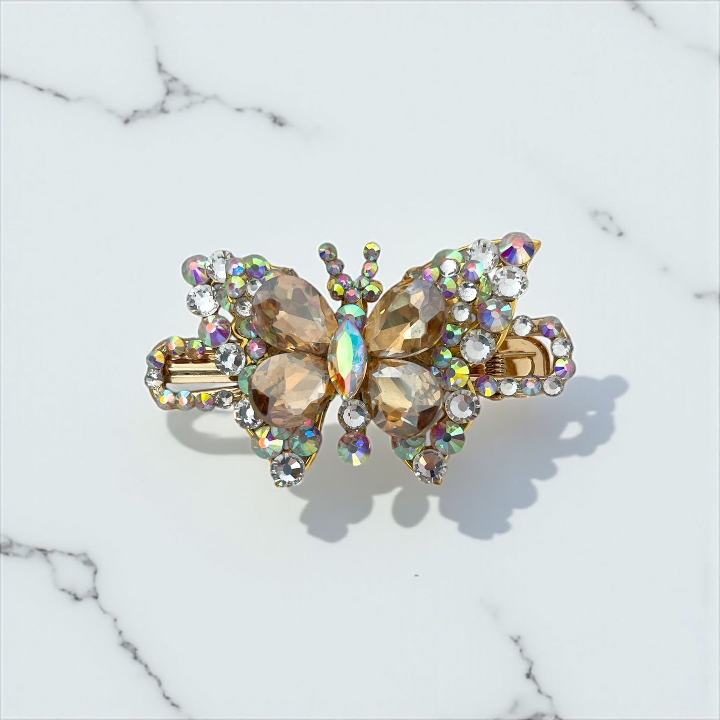butterfly stone clip