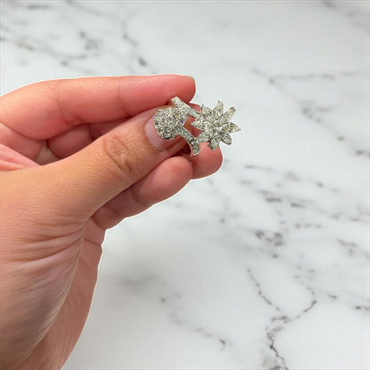 zircon Flower stylish Ring