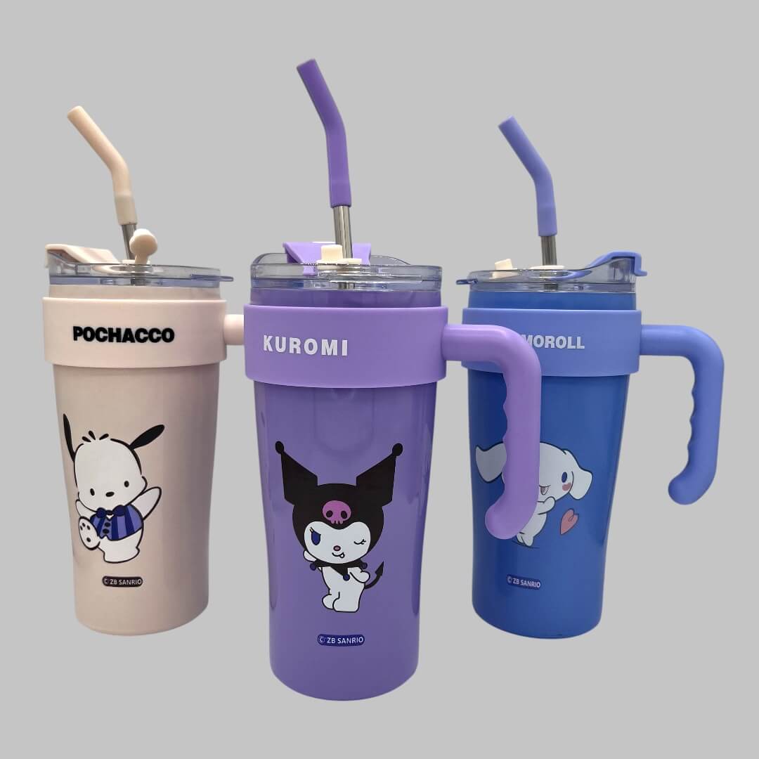 Everyday Delights  Stainless Steel Insulated Cup with Lid & Straw 860ml - Large Size