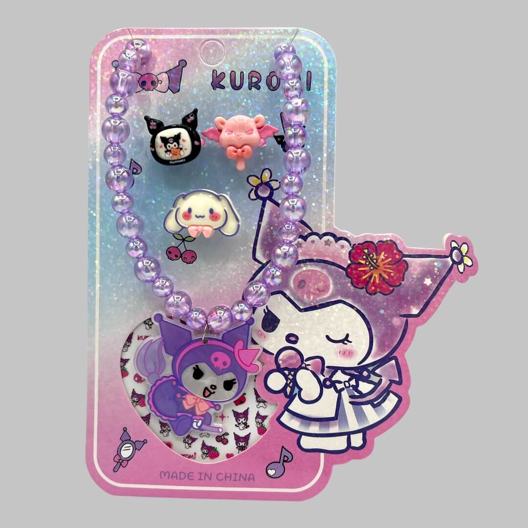 Kids Combo set (Ring' necklace'sticker)