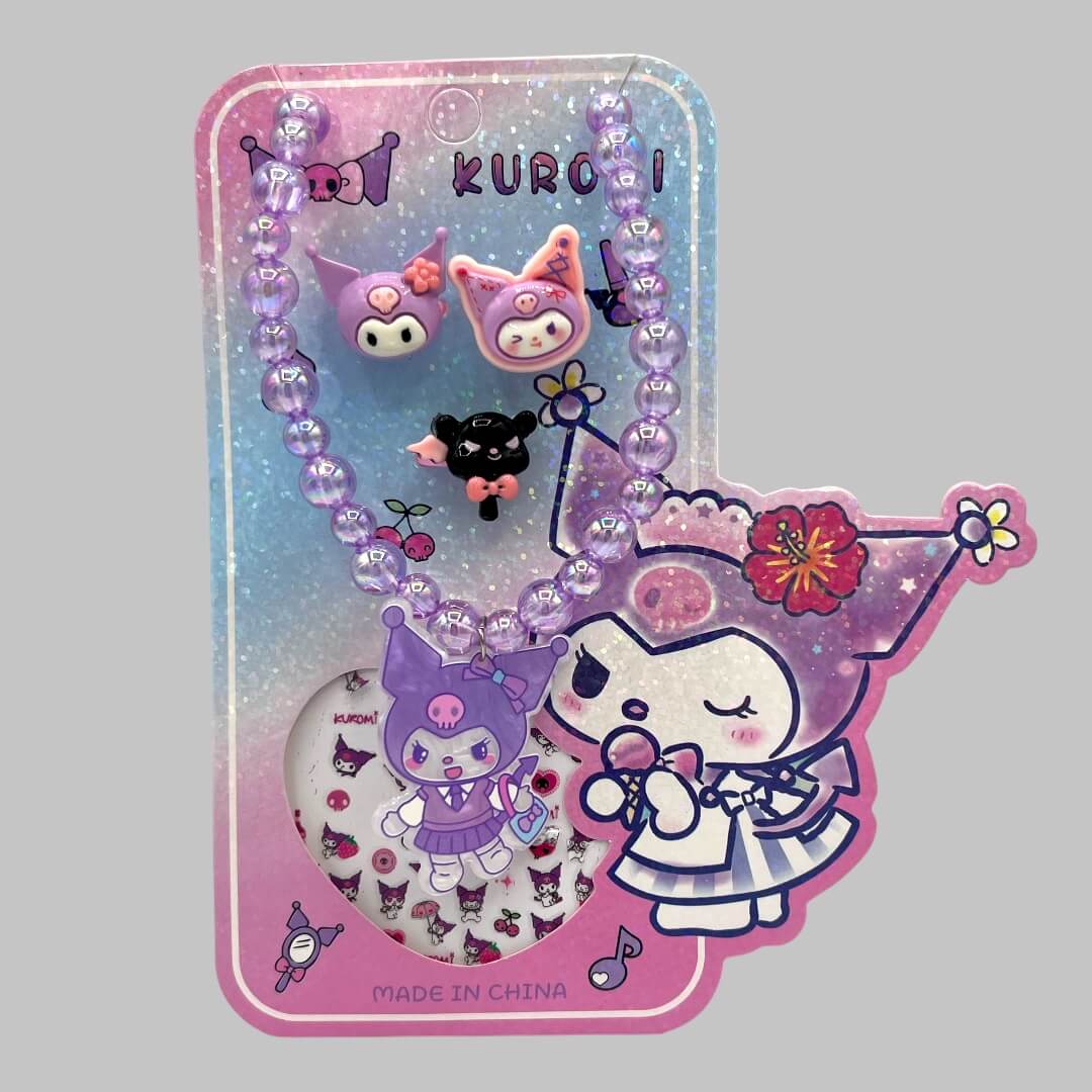 Kids Combo set (Ring' necklace'sticker)