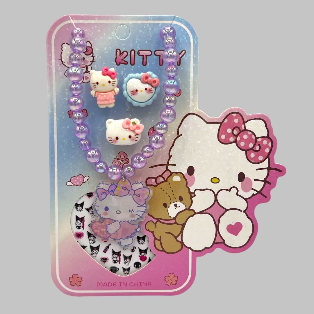 Kids Combo set (Ring' necklace'sticker)