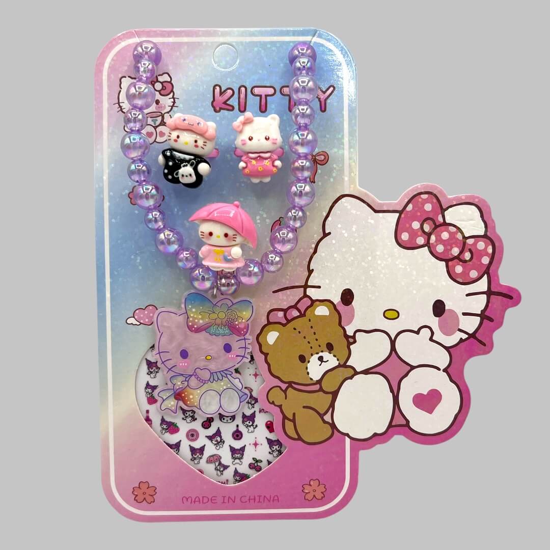 Kids Combo set (Ring' necklace'sticker)