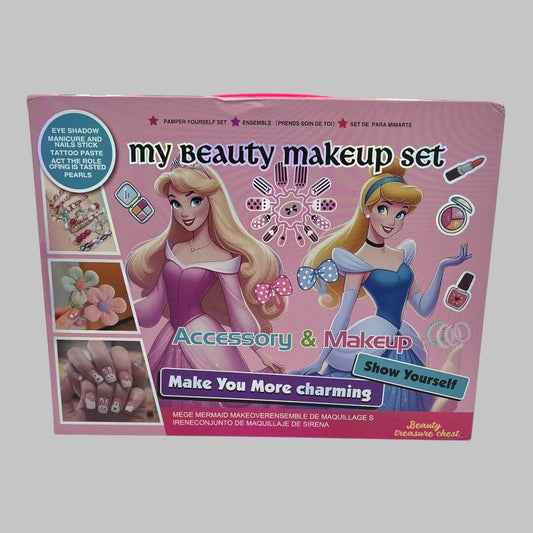 My Beauty Makeup Set for Girls – All-in-One Safe & Washable Kids Cosmetic Play Kit with Princess Design