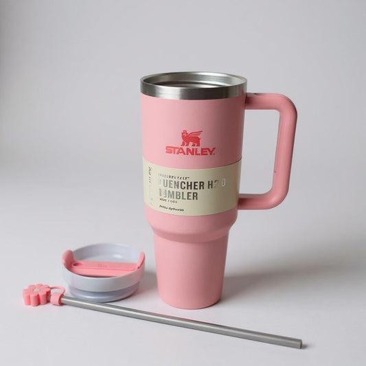 Stanley tumbler with straw accessories